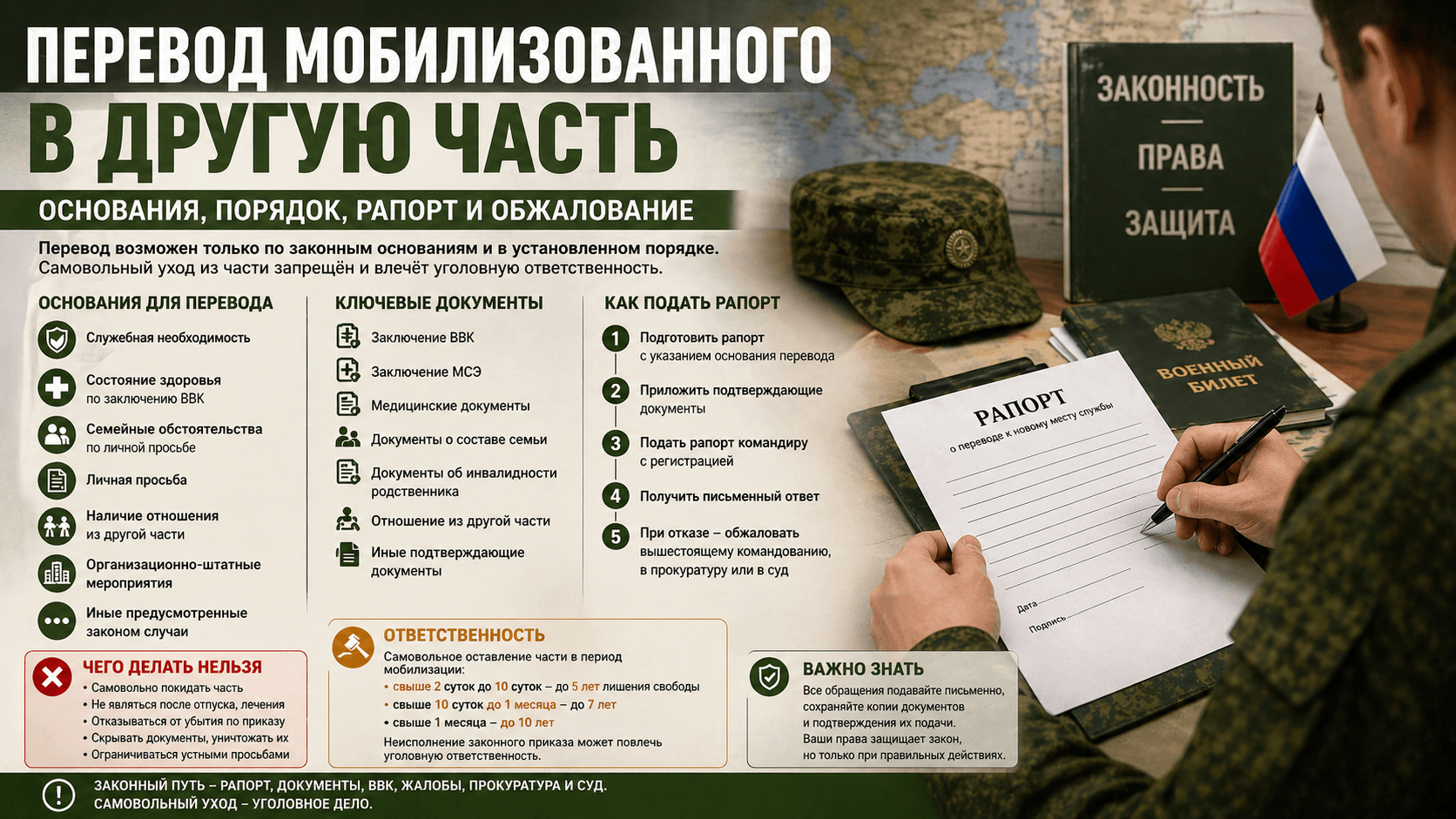 Перевод в другую часть